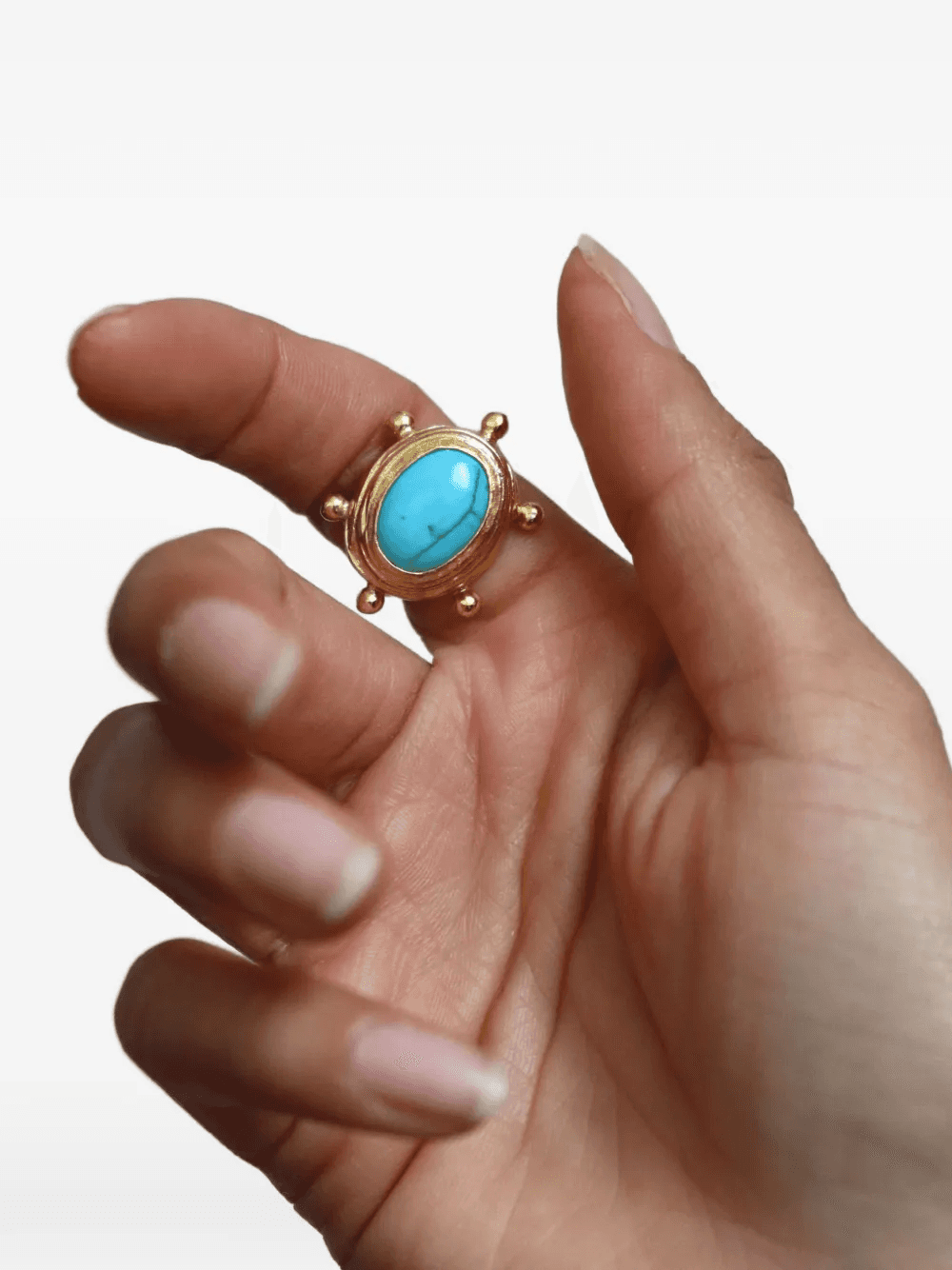 turquoise Zand ring — Image 5