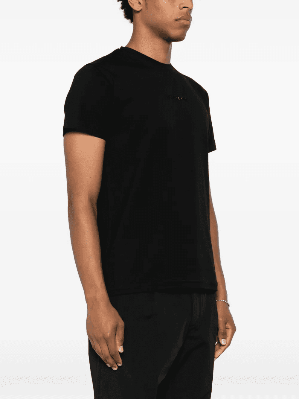 logo-detail cotton T-shirt — Image 4