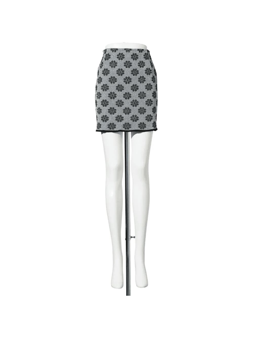 flower-pattern mini skirt - Image 1