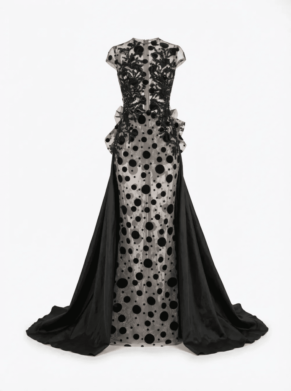 polka-dot gown dress - Image 1
