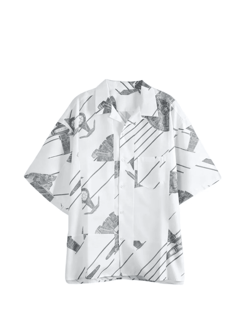 graphic-print short-sleeve shirt - Image 1