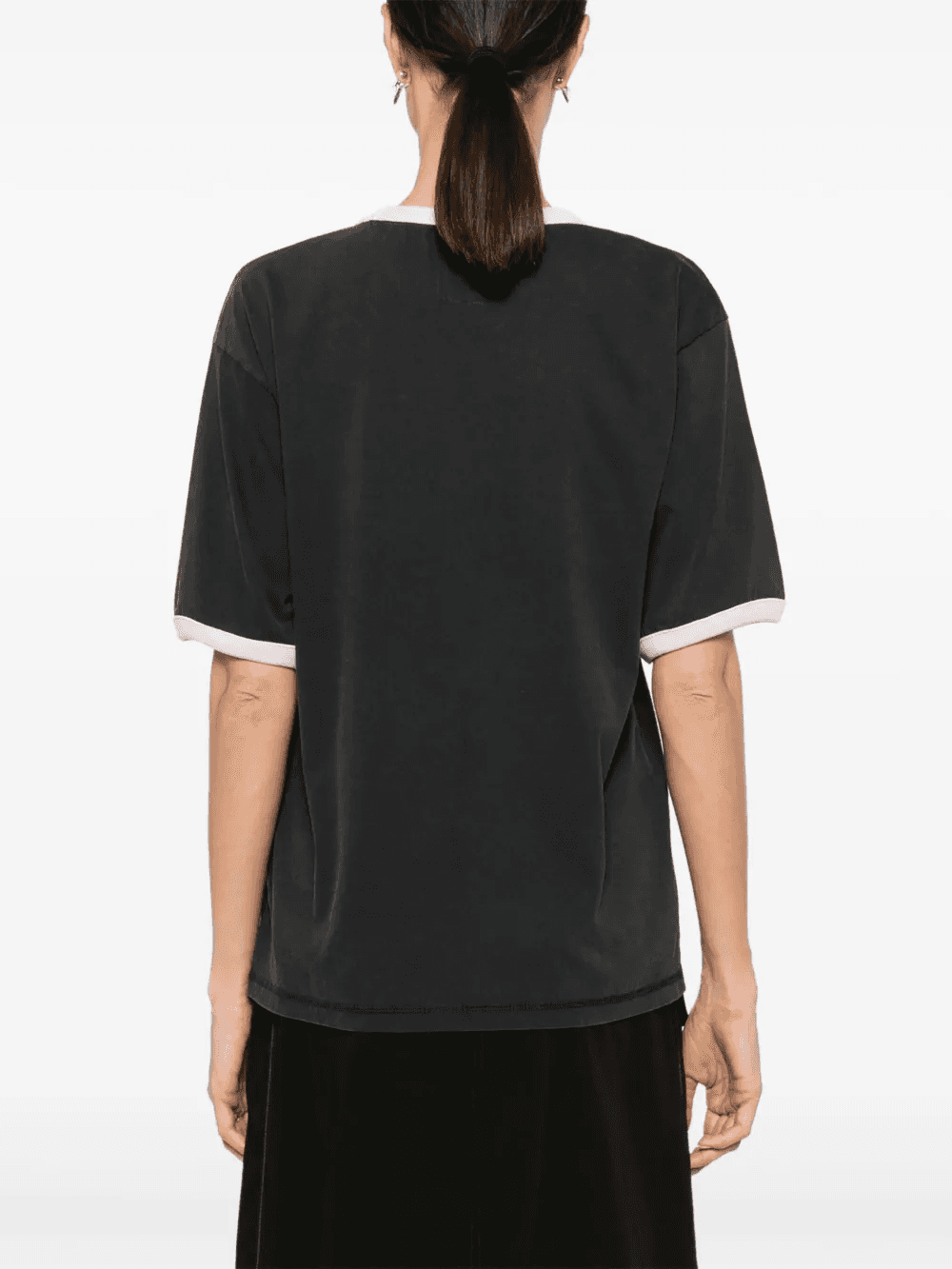 logo-embroidered organic cotton T-shirt — Image 4