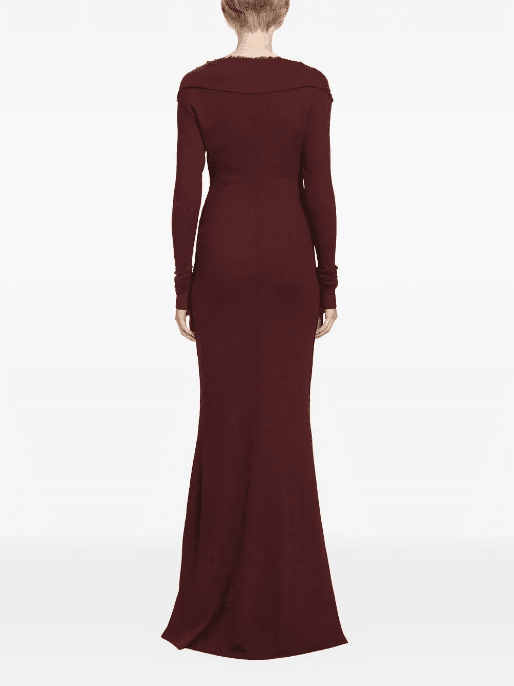 slubbed-rib maxi dress — Image 3