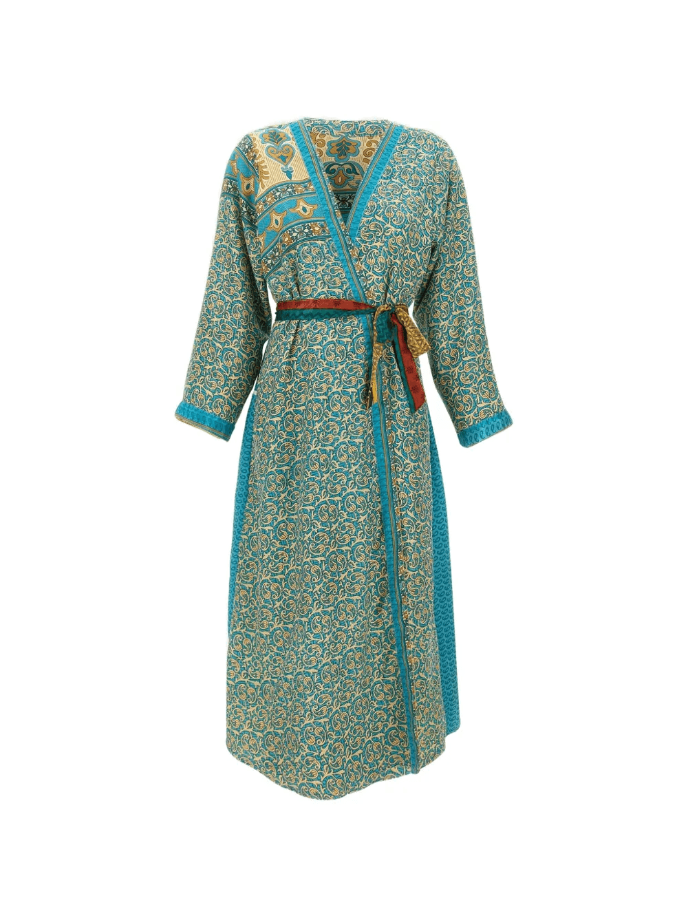 reversible paisley kimono