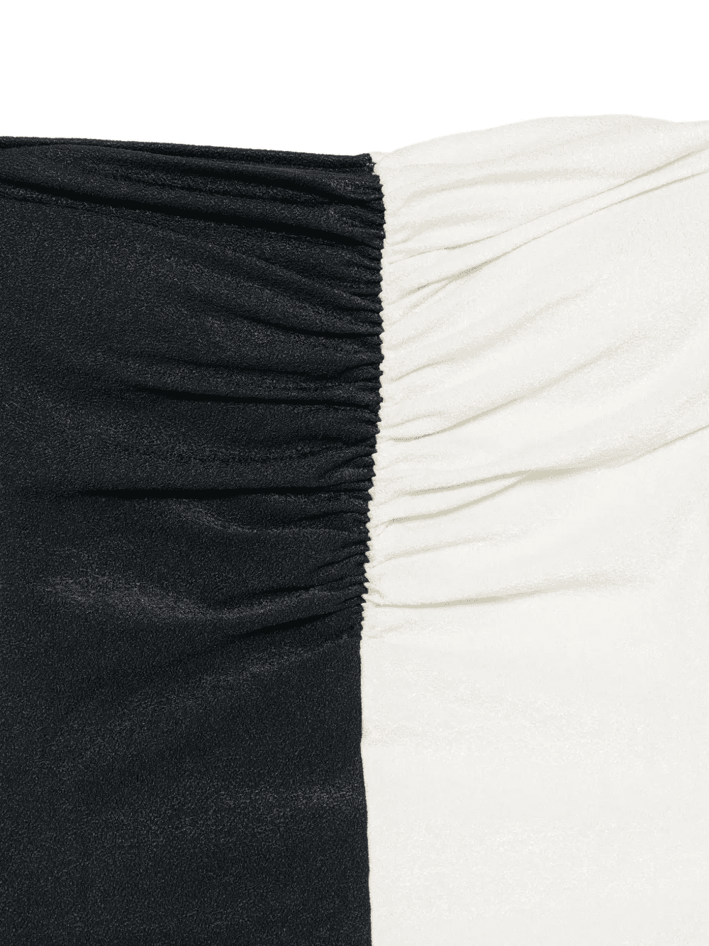 ruched two-tone swimsuit — Image 2