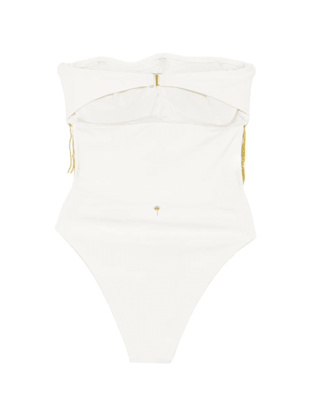 bead-embellished fringed swimsuit — Image 3