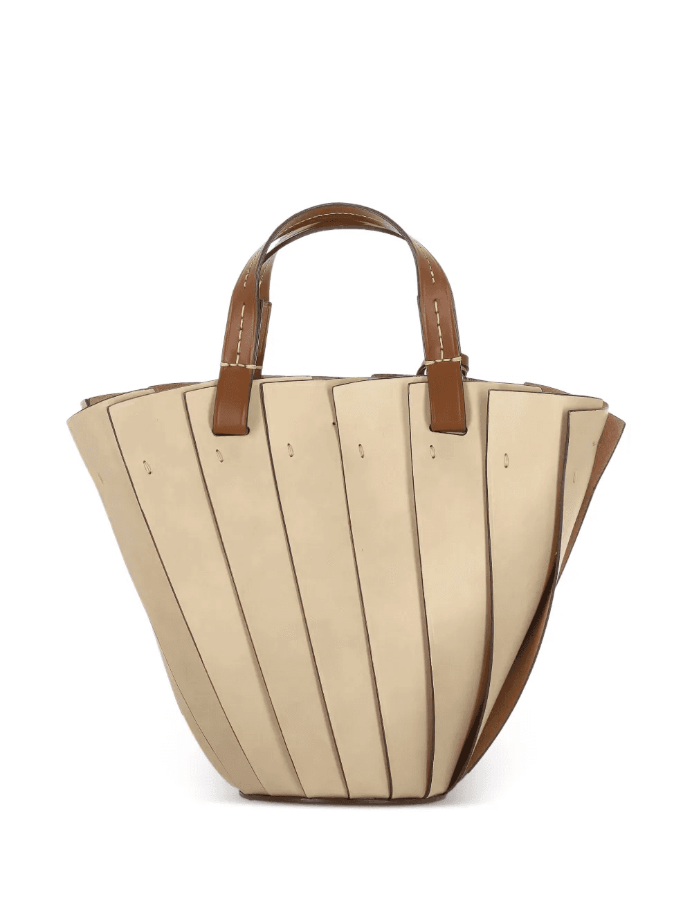 Argilla panelled leather tote bag — Image 3