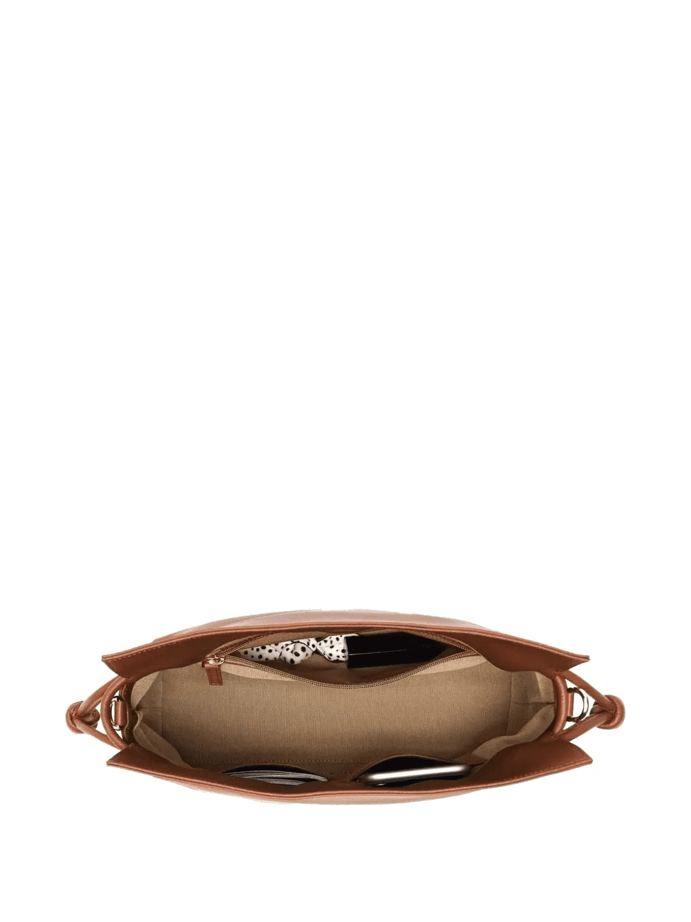 Emma drawstring leather tote bag — Image 4