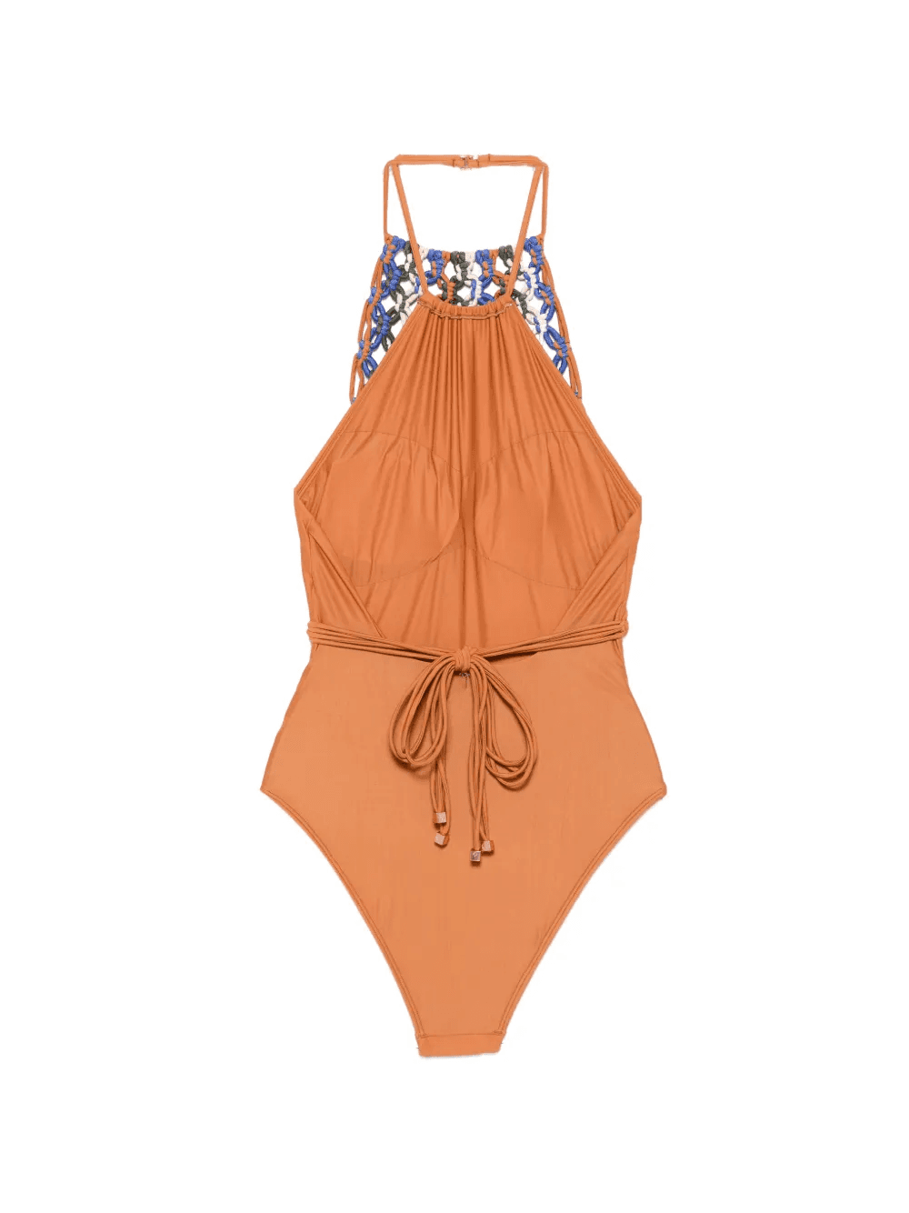 macramé-detail swimsuit — Image 3