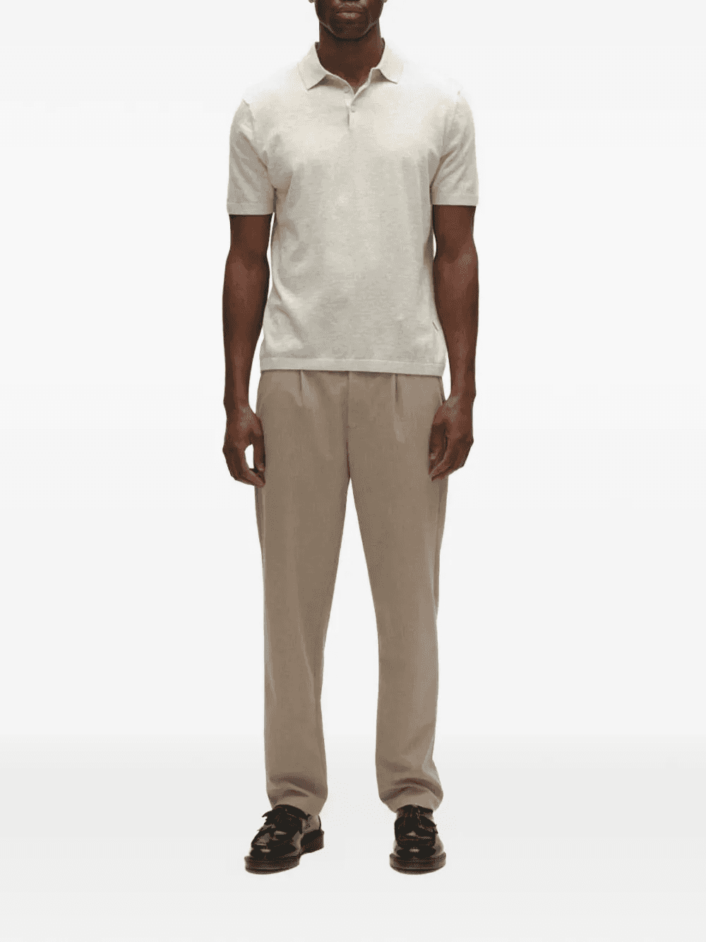 GABnapoli 19 Phin pleated elasticated-waistband trousers — Image 5