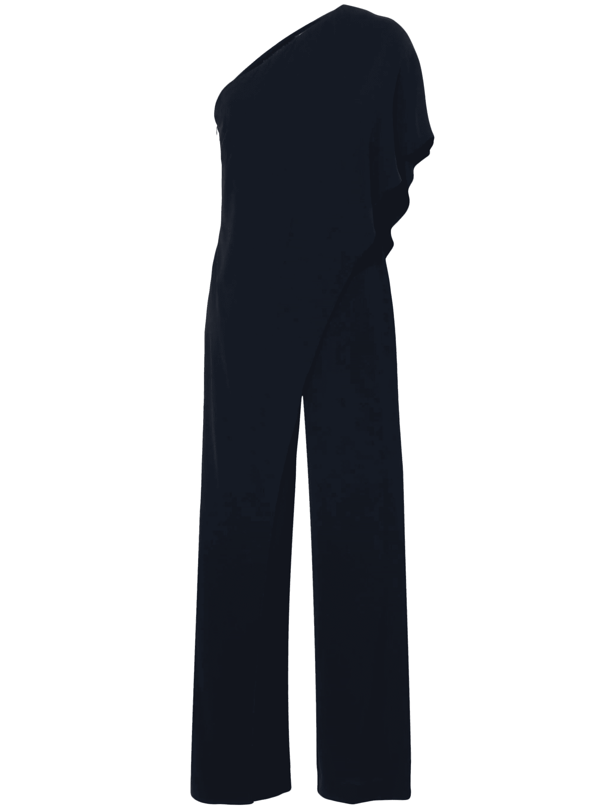 Cape Georgette one-shoulder jumpsuit - Image 1