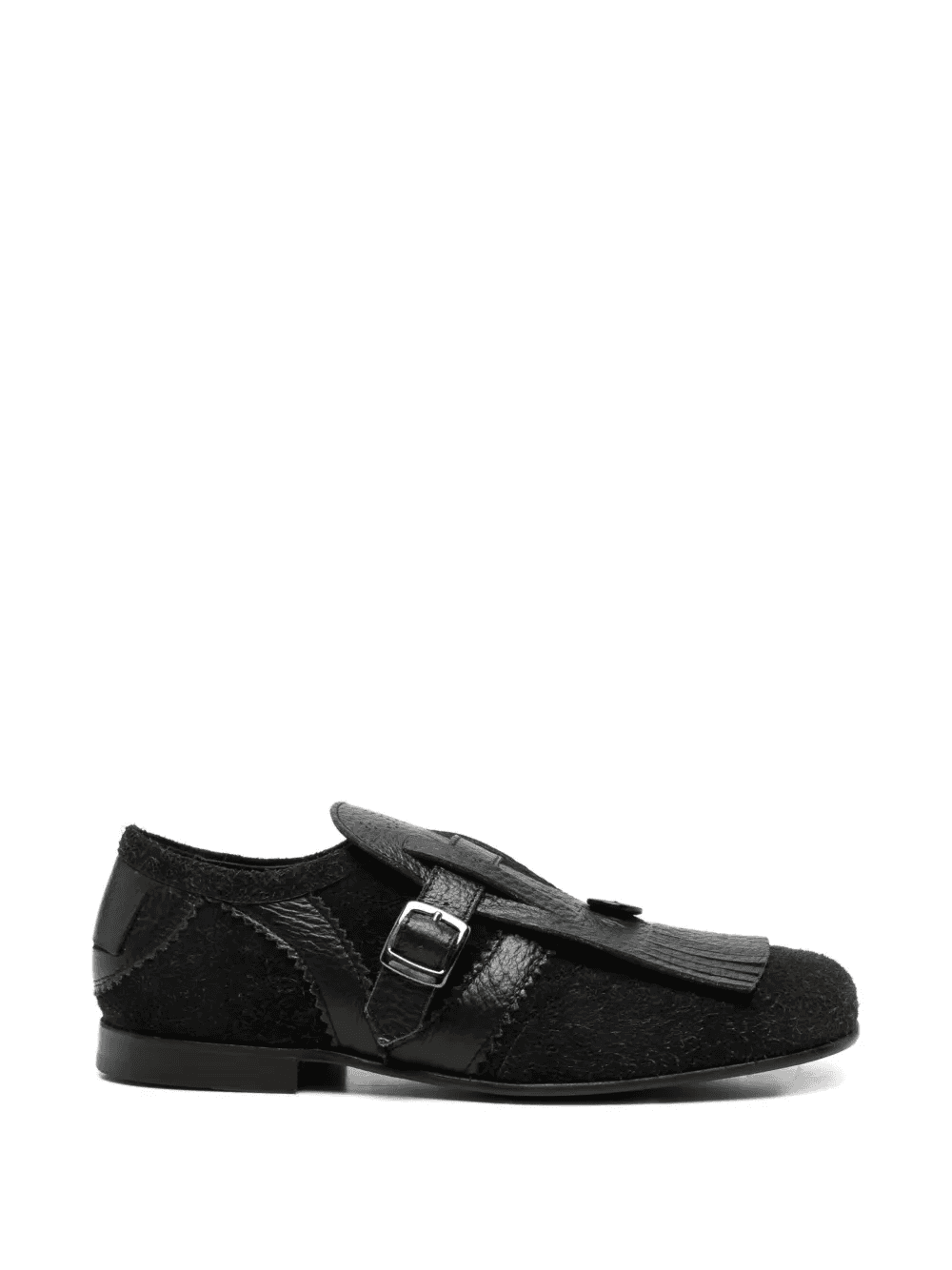 panelled kiltie monk shoes - Image 1