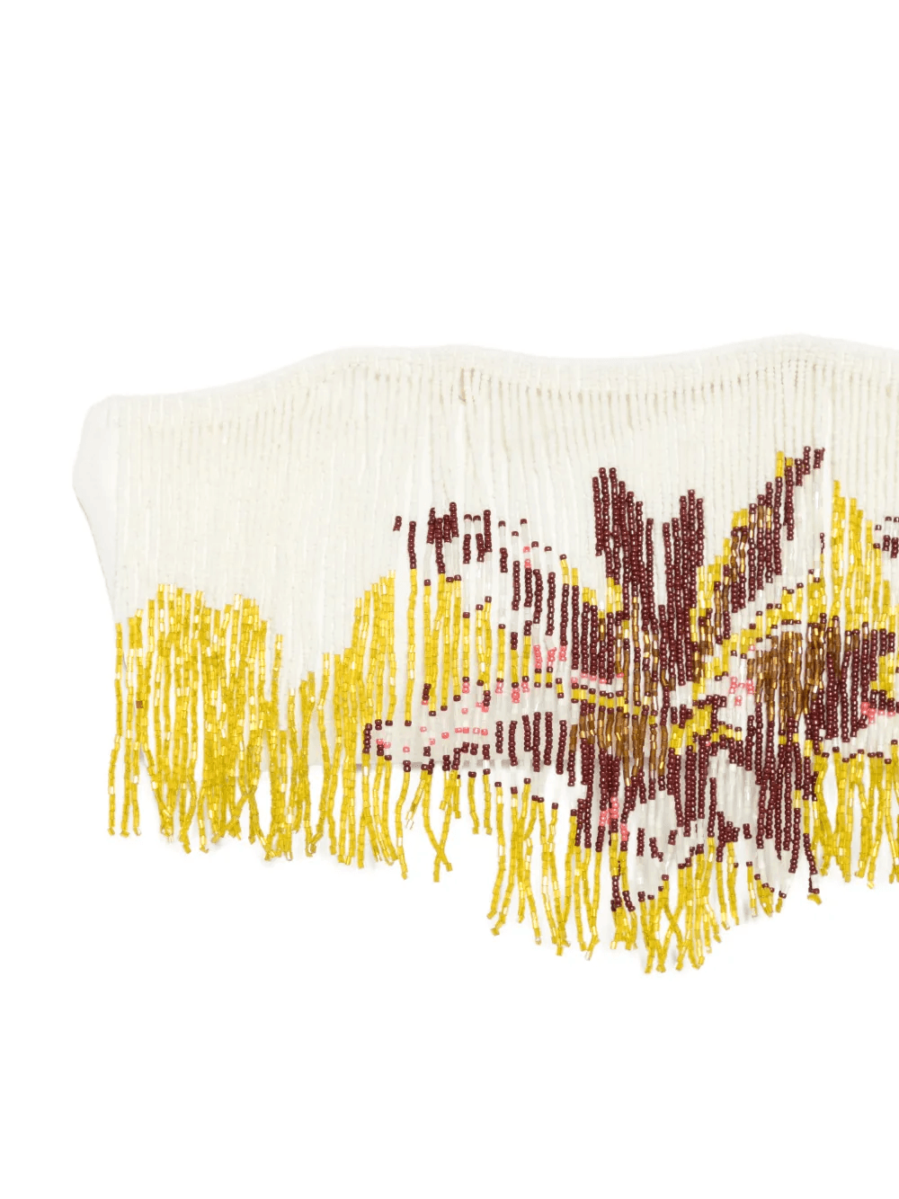 beaded fringe-trim bikini top — Image 2