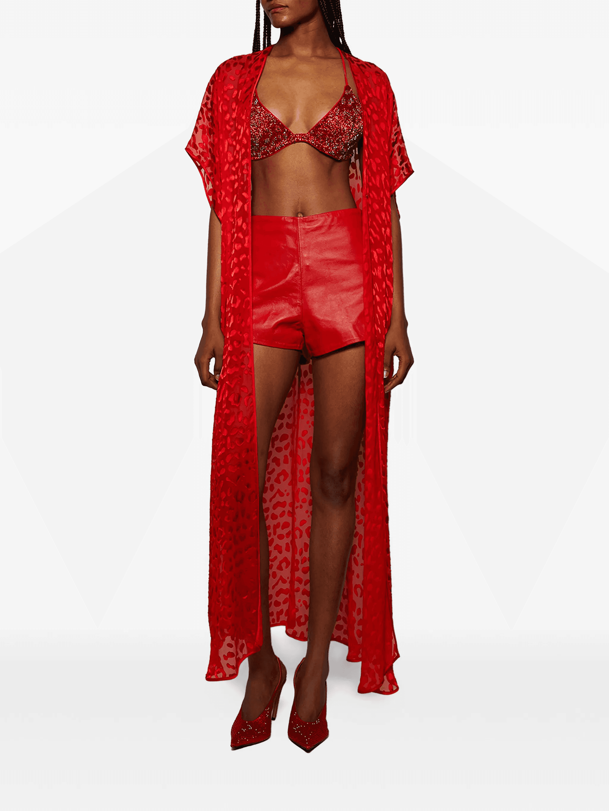leopard-print kimono — Image 2