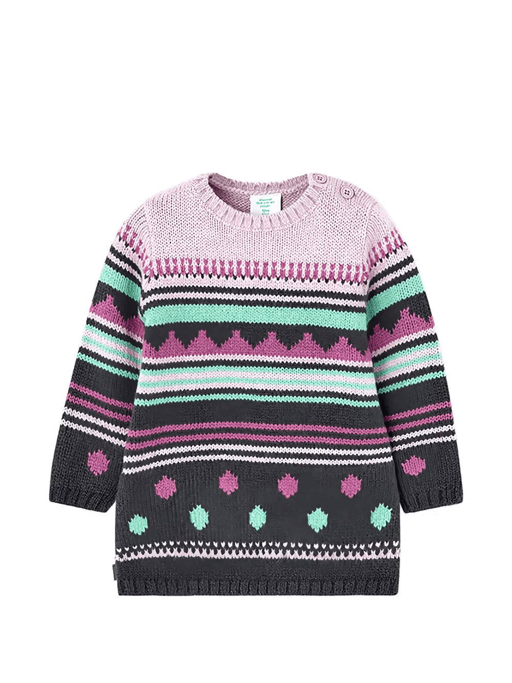 striped jacquard-knit dress - Image 1