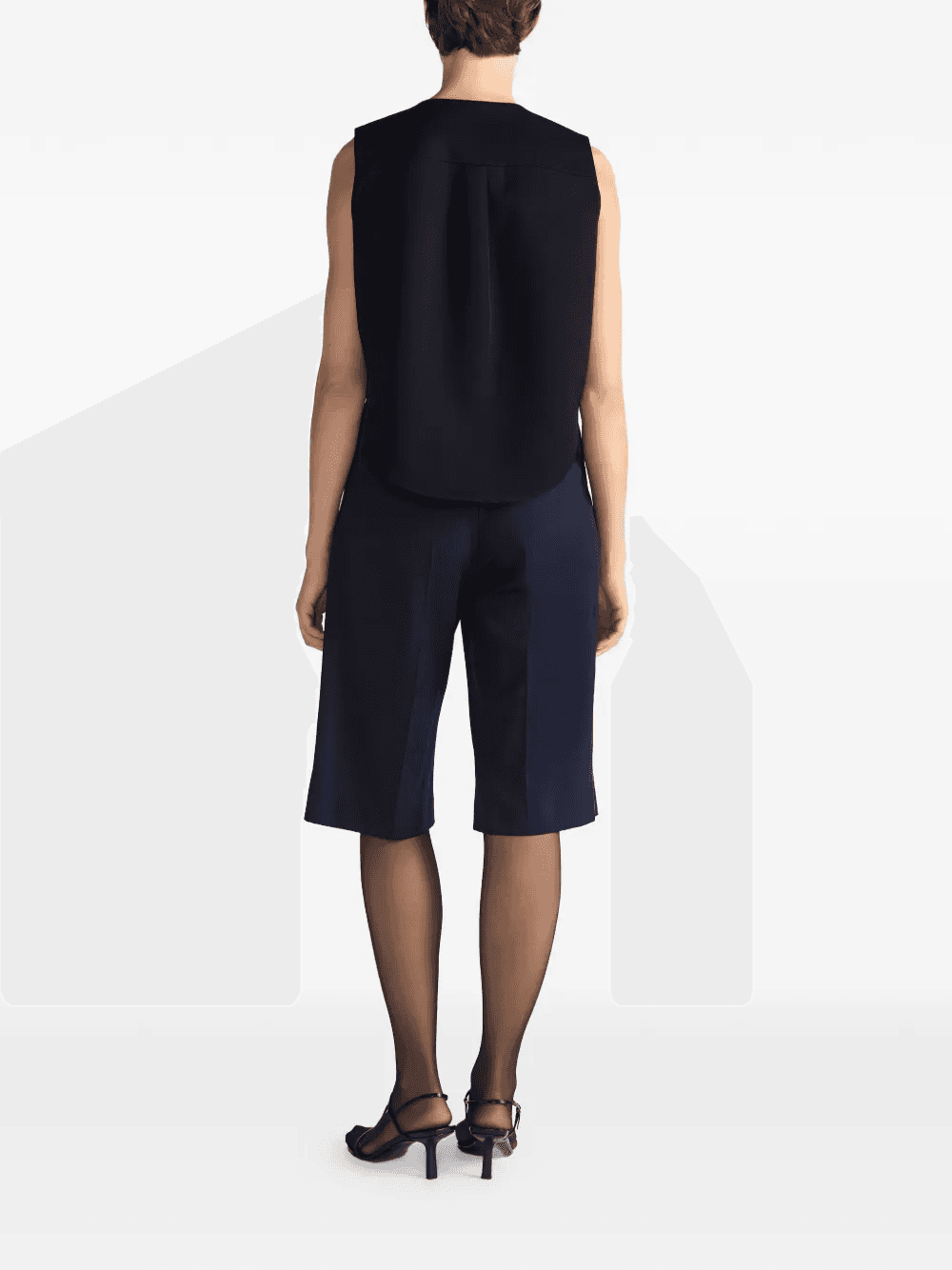 Leah curved-hem vest — Image 3