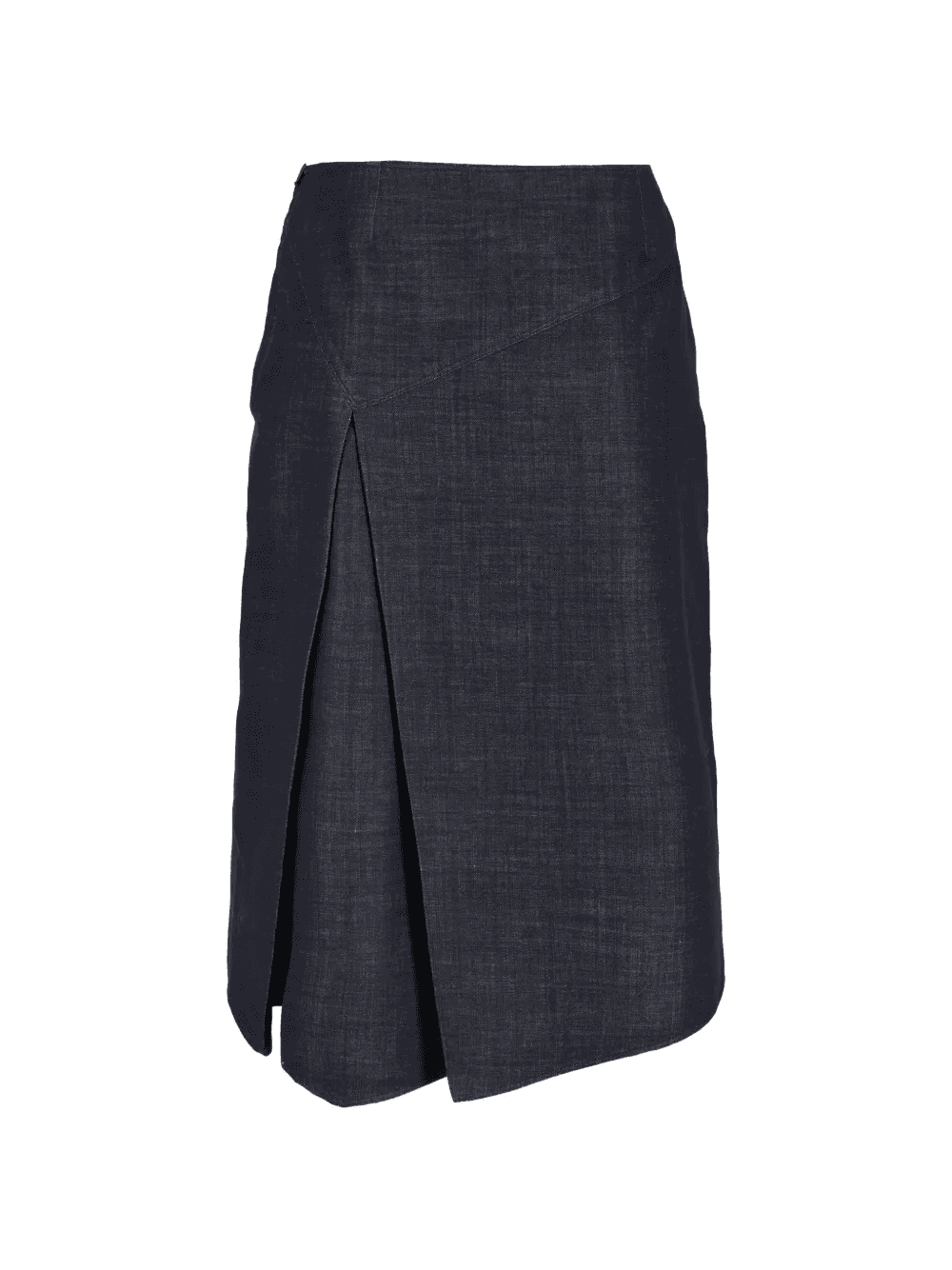 asymmetric-hem pleated skirts - Image 1