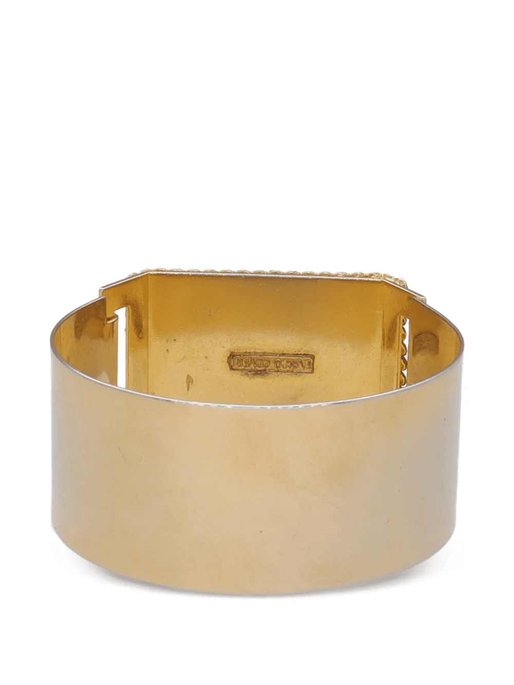 logo-embellished cuff bracelet — Image 4