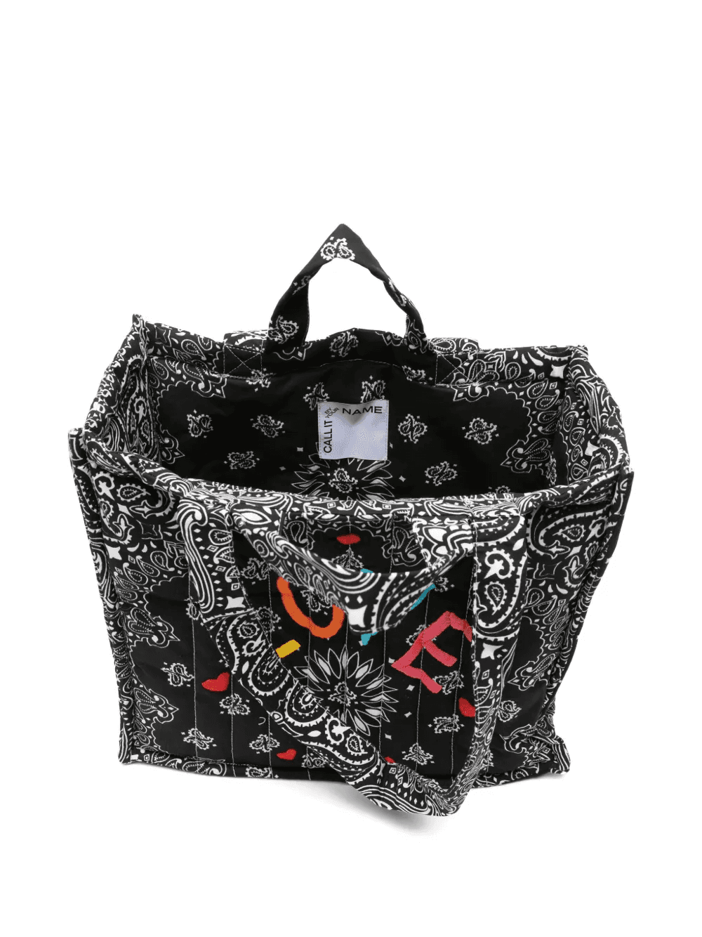 paisley-print tote bag — Image 4