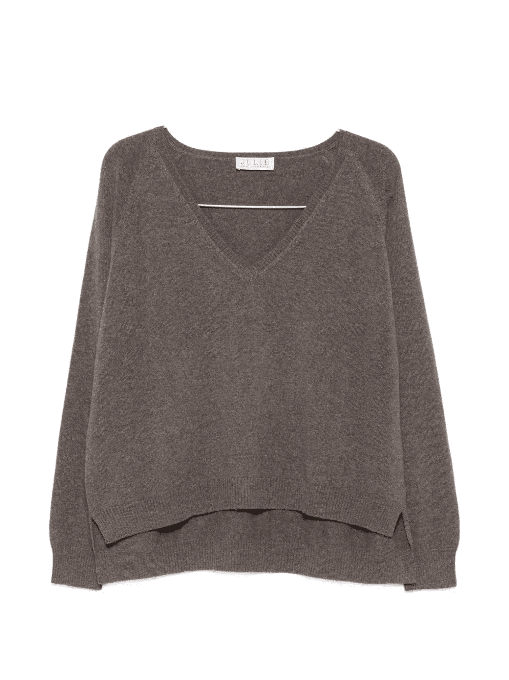 V-neck raglan-sleeve sweater - Image 1