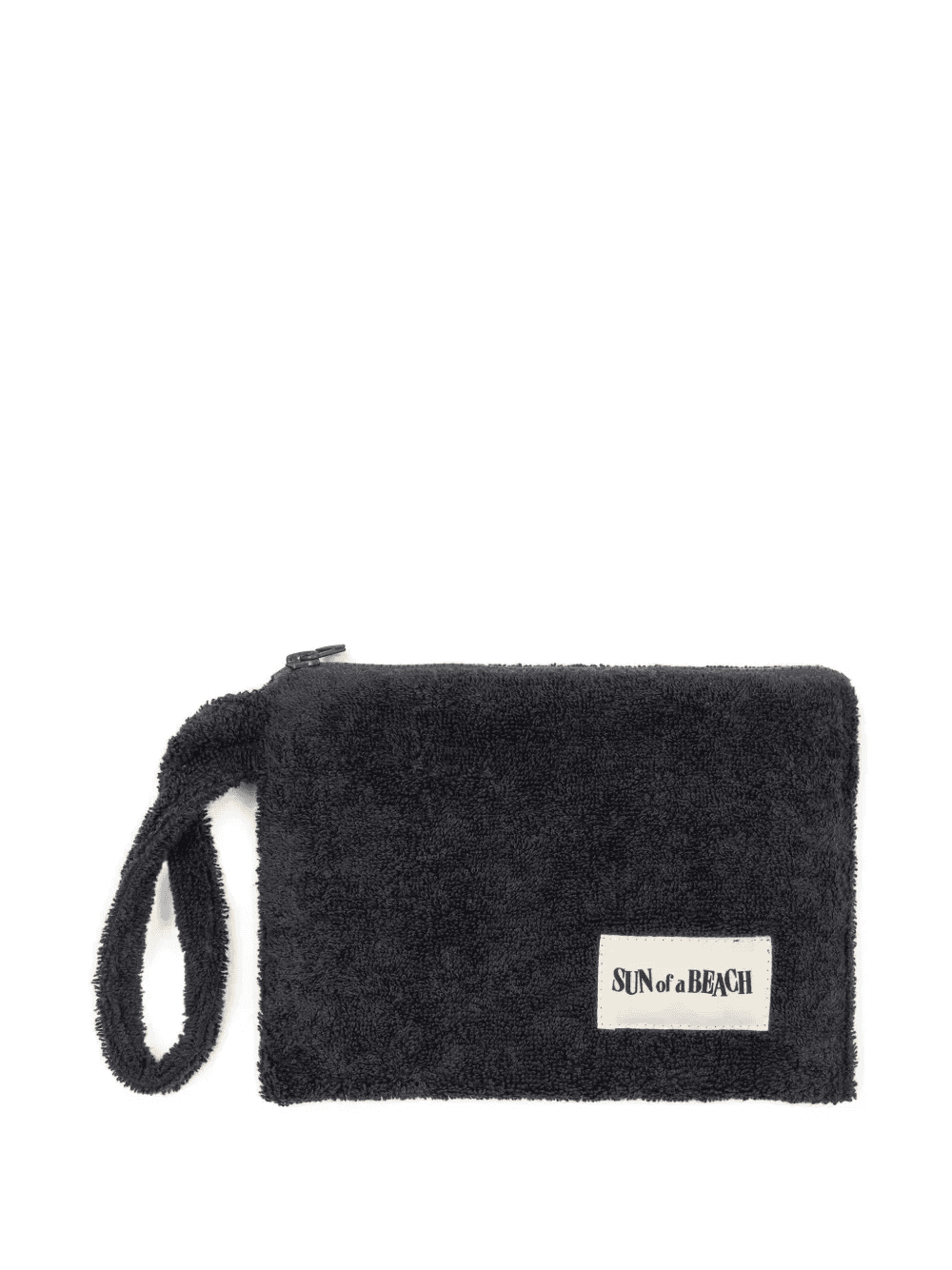terry-cloth logo-patch pouch - Image 1