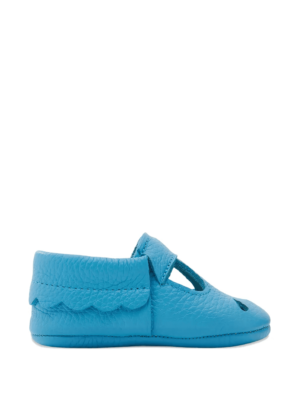perforated scalloped-edge shoes — Image 3