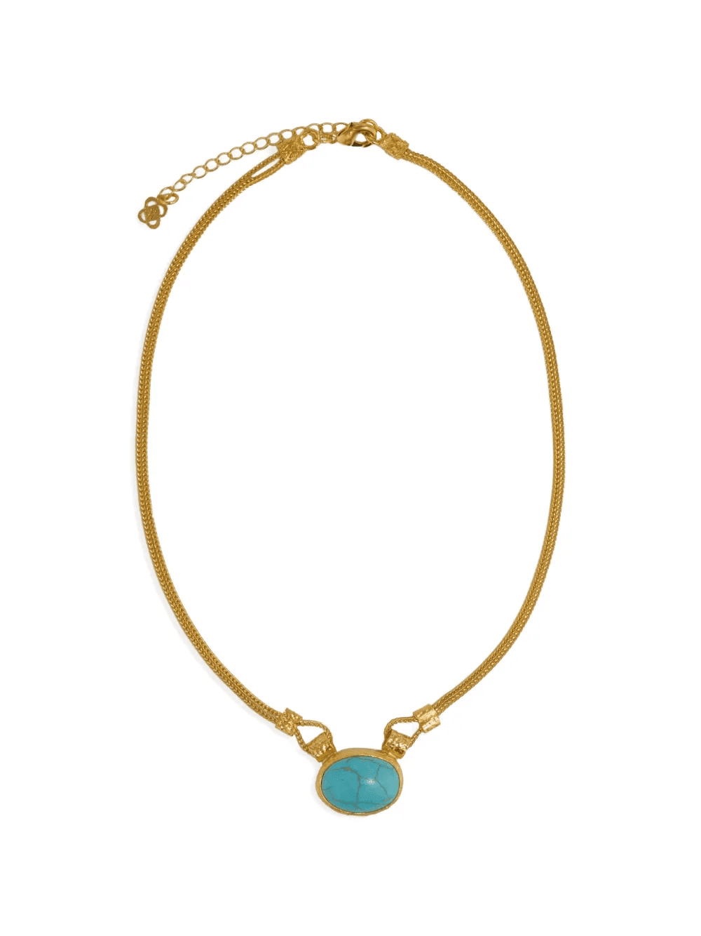 Daphne turquoise chain necklace
