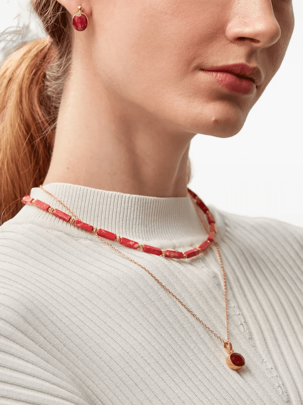 Siena ruby pendant necklace — Image 2