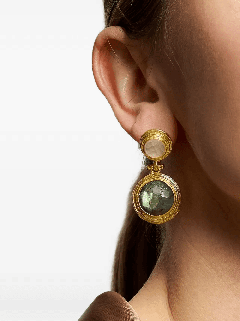 Lilis gemstone drop earrings — Image 2