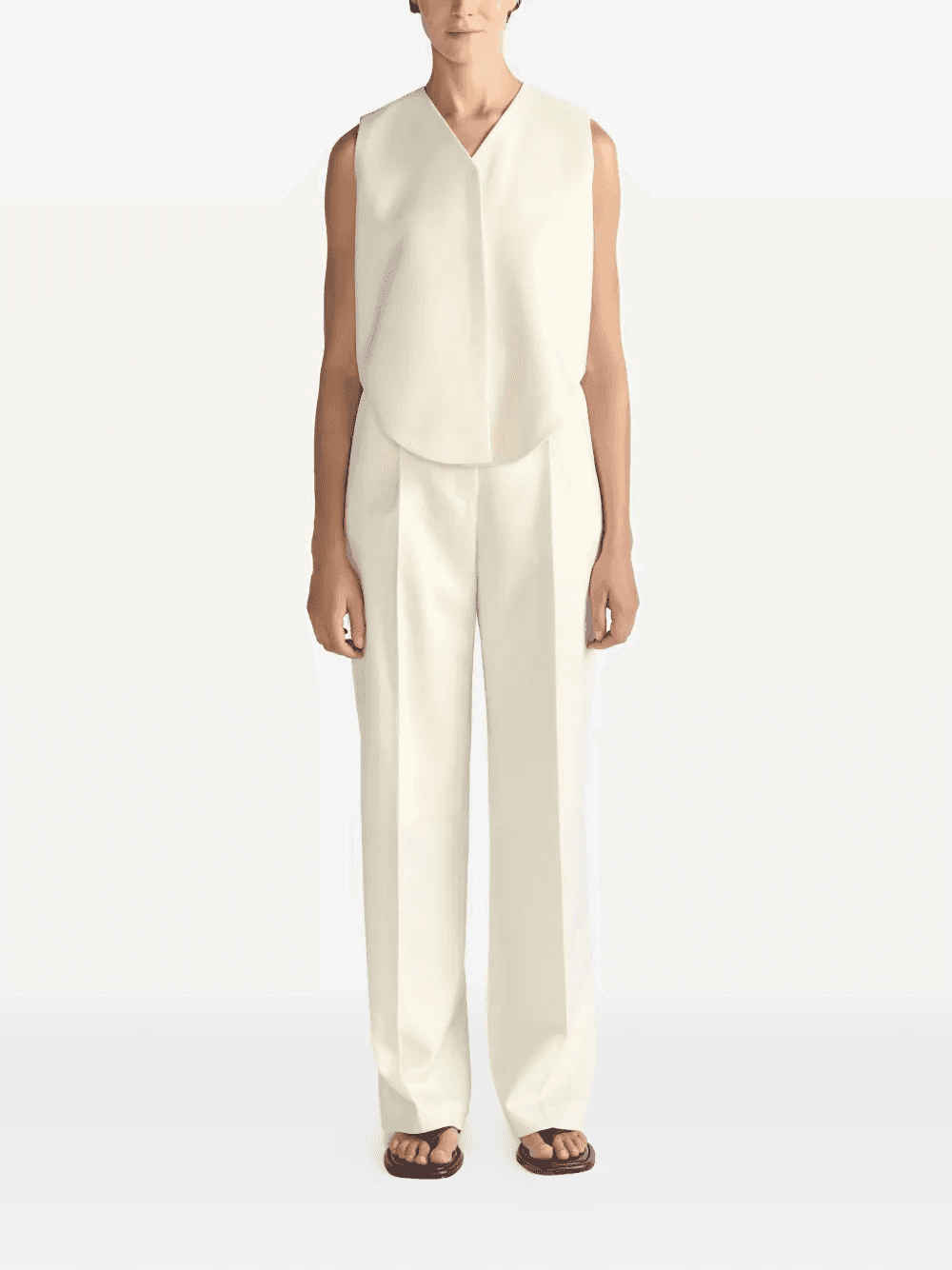 Leah curved-hem vest — Image 3