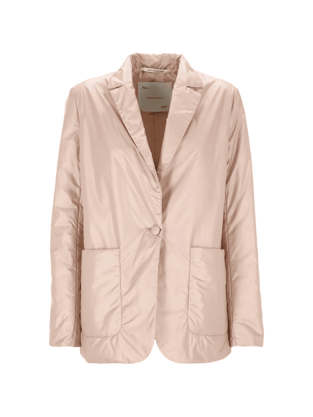 padded notched-lapels jacket - Image 1
