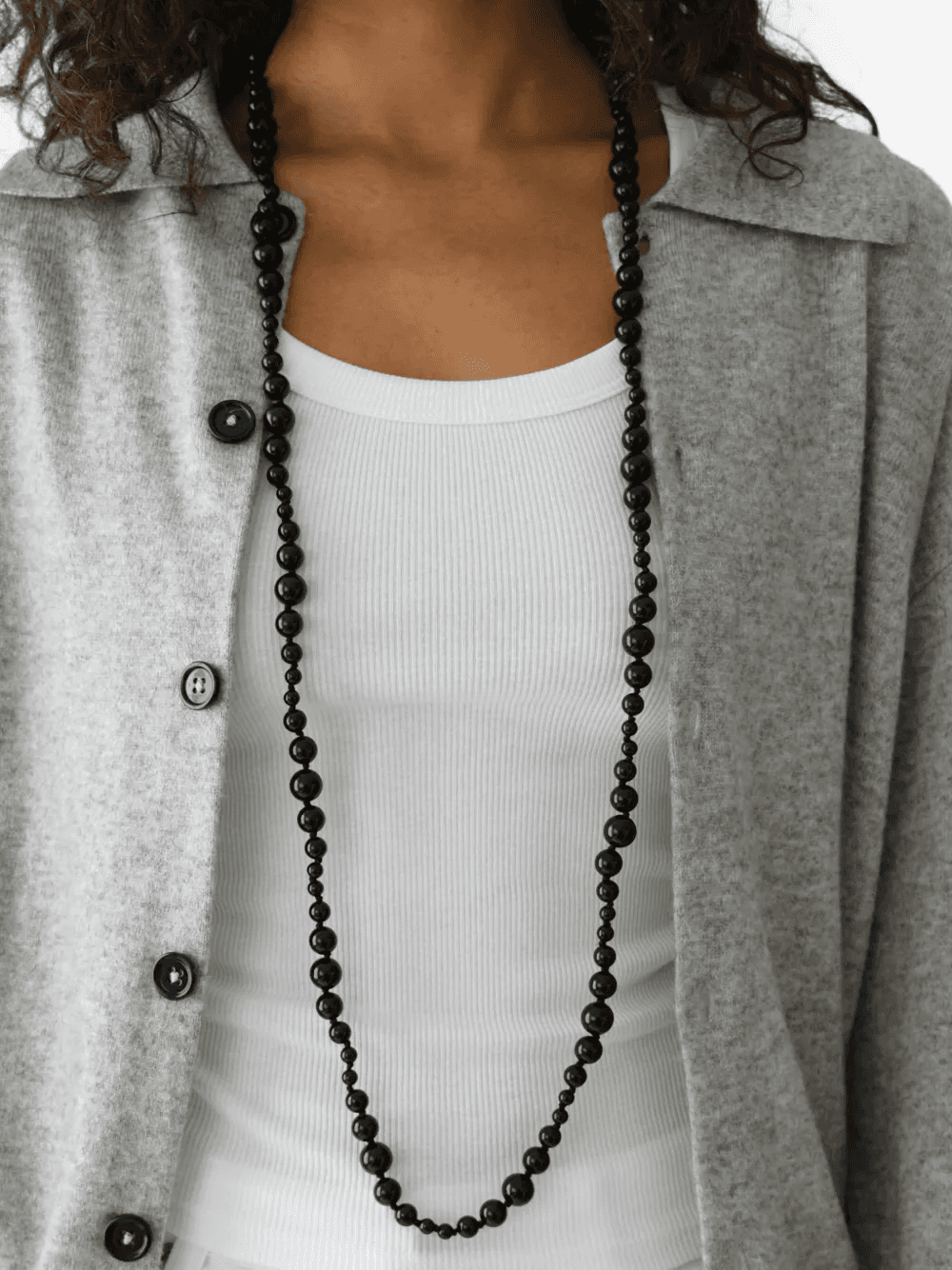 long beaded necklace — Image 2