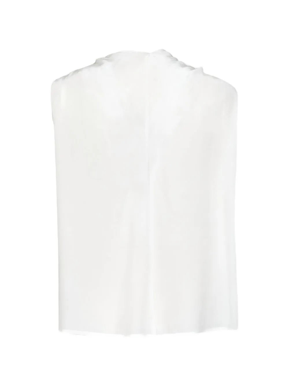 pussy-bow sleeveless blouse — Image 2