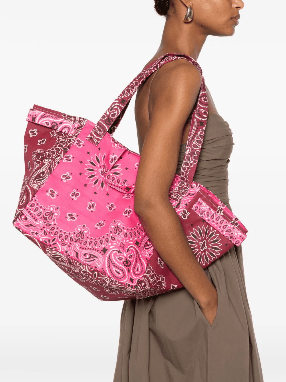 bandana-print tote bag — Image 4