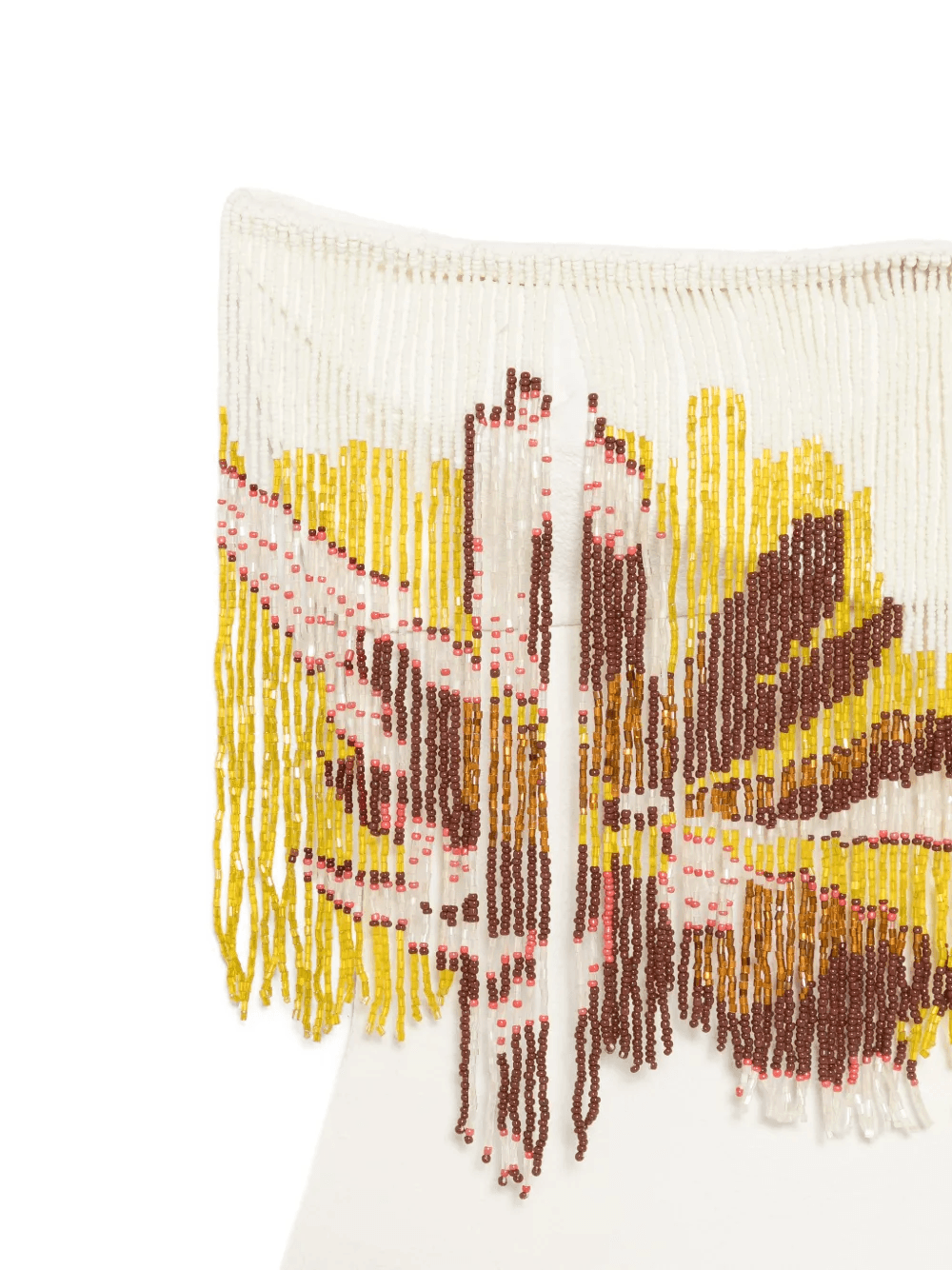 bead-embellished fringed swimsuit — Image 2