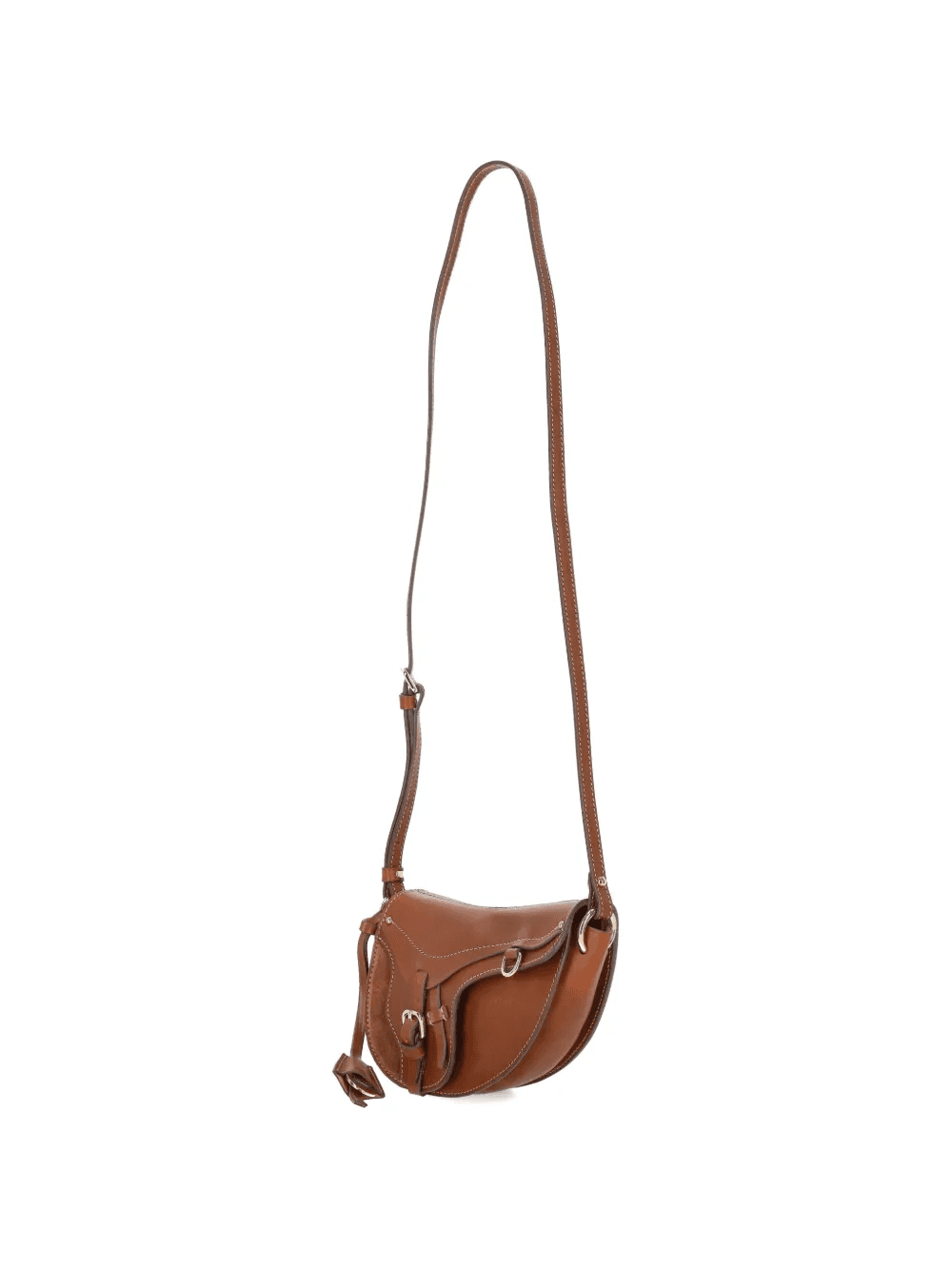 buckle-detail saddle cross body bag — Image 3