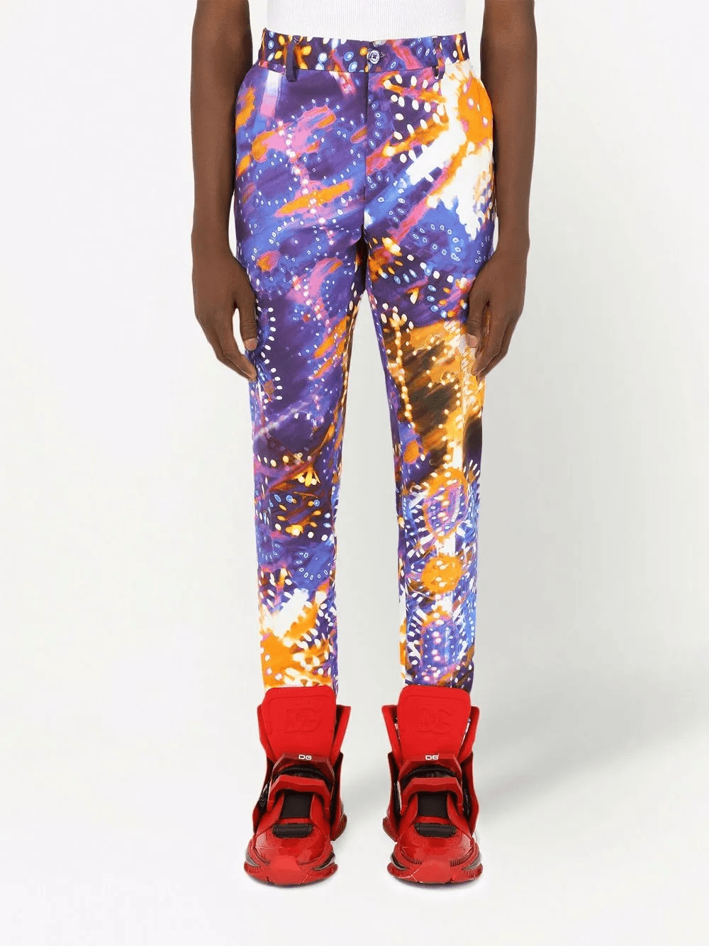luminaire-print tailored trousers — Image 3
