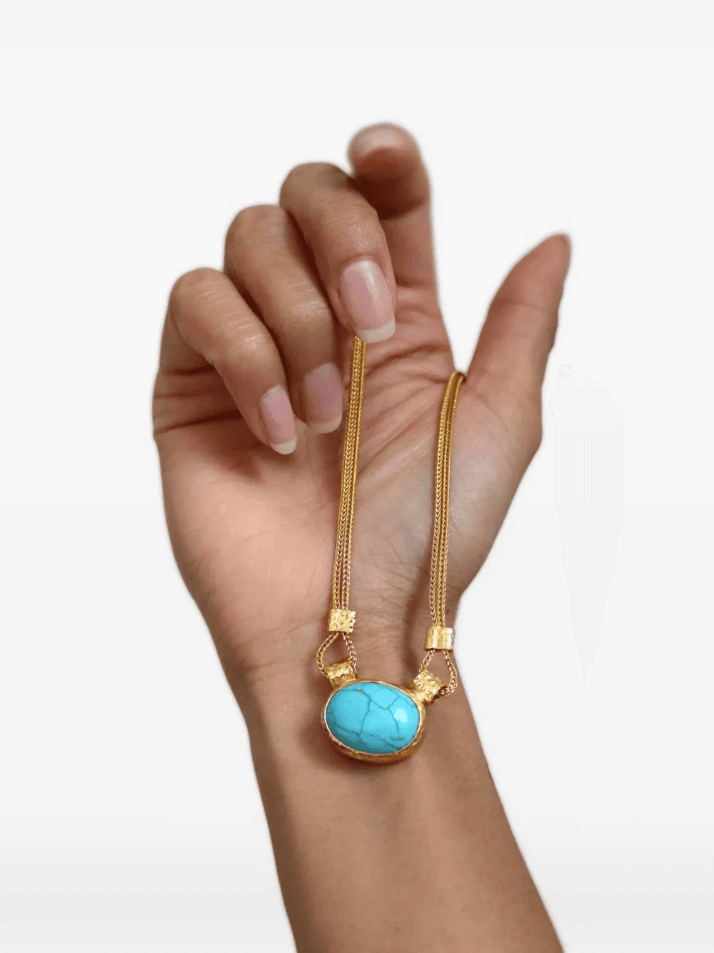 Daphne turquoise chain necklace — Image 5