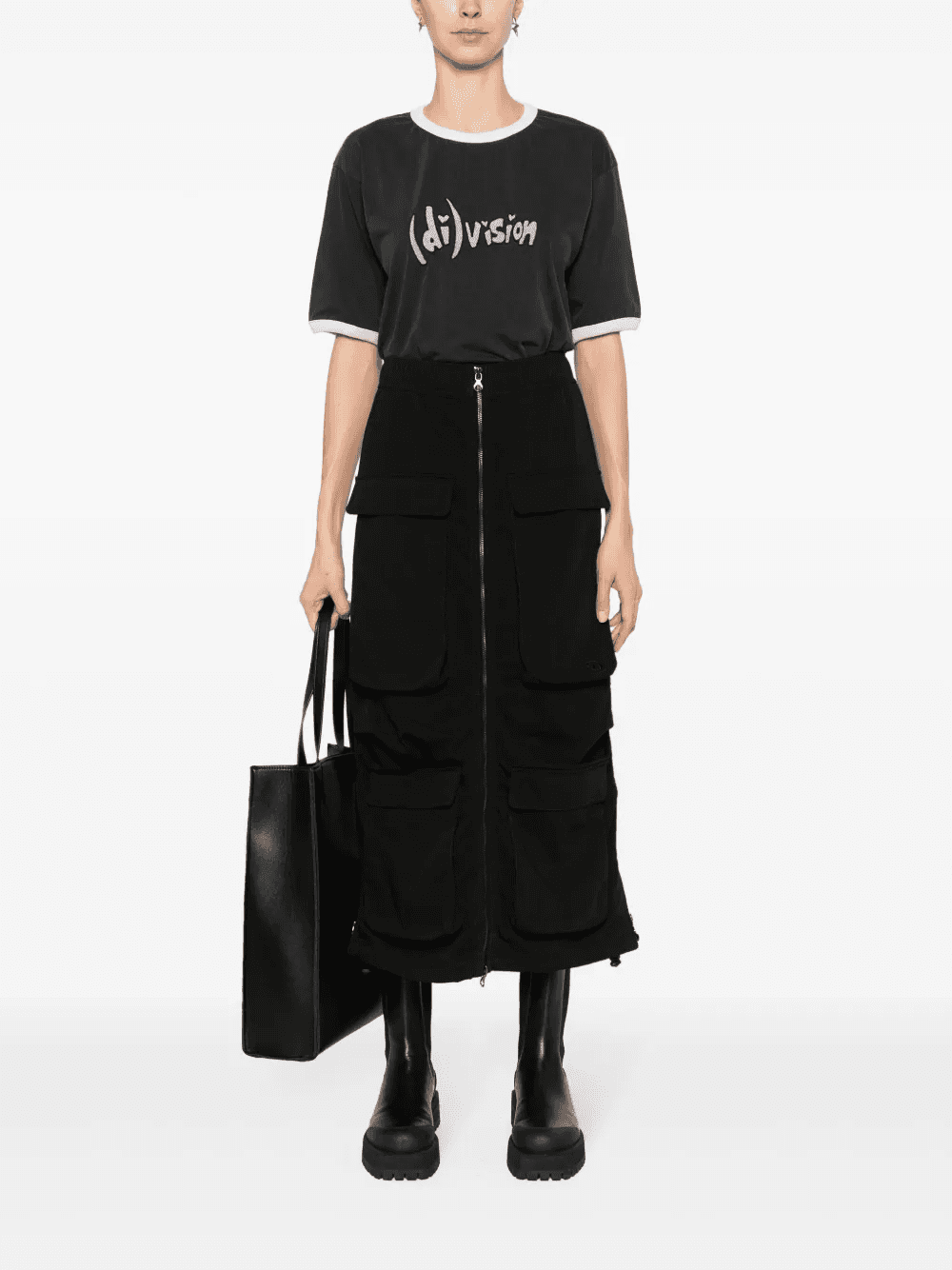 logo-embroidered organic cotton T-shirt — Image 5