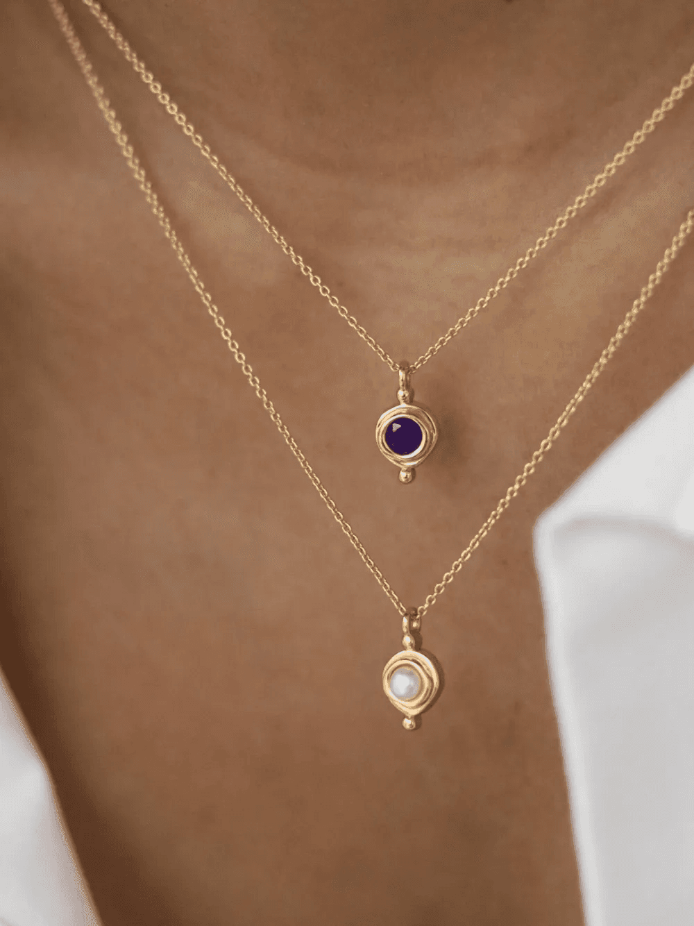 amethyst birthstone necklace — Image 3