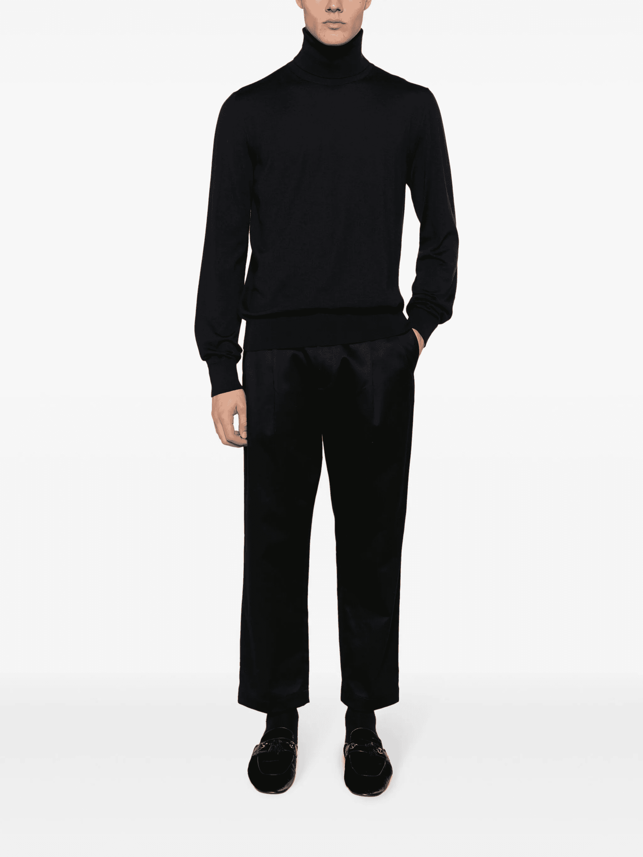 roll-neck cashmere jumper — Image 3