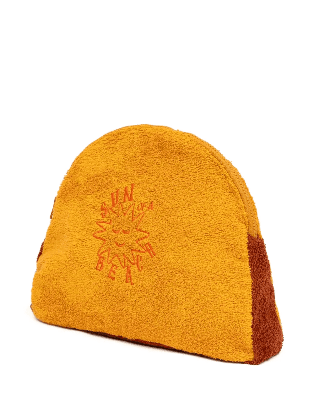 Luna embroidered terry-cloth pouch — Image 2