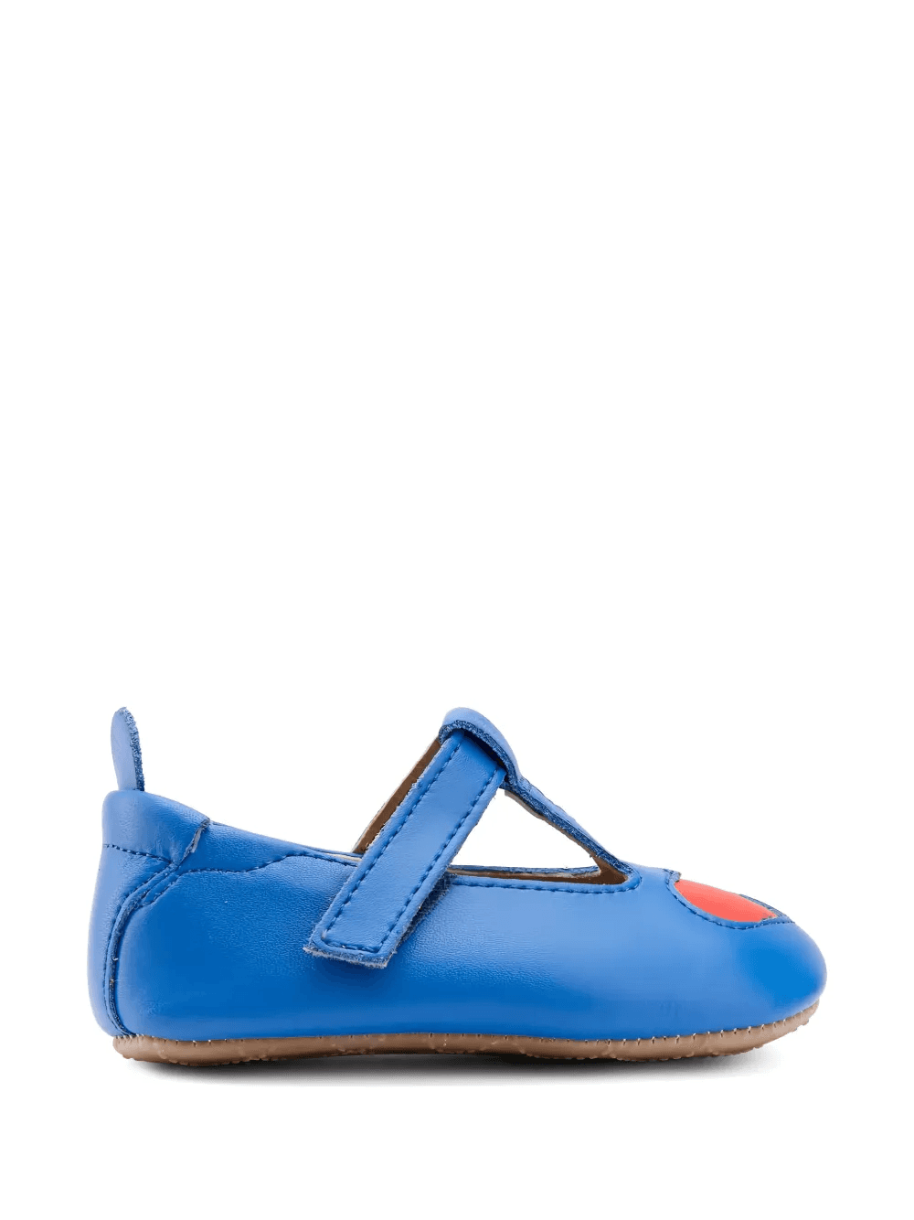 heart-patch T-bar ballerinas - Image 1