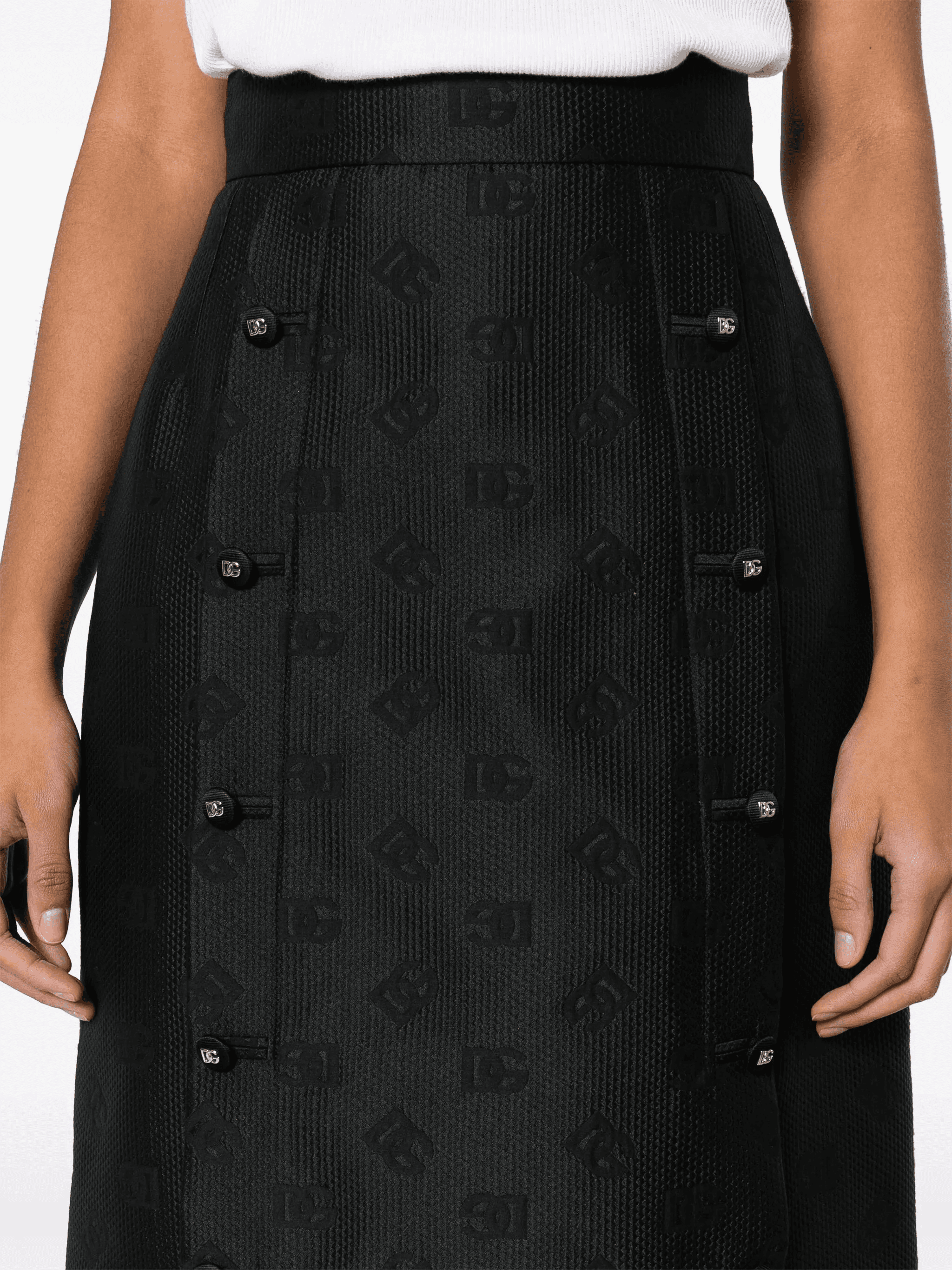 jacquard-logo skirt — Image 2
