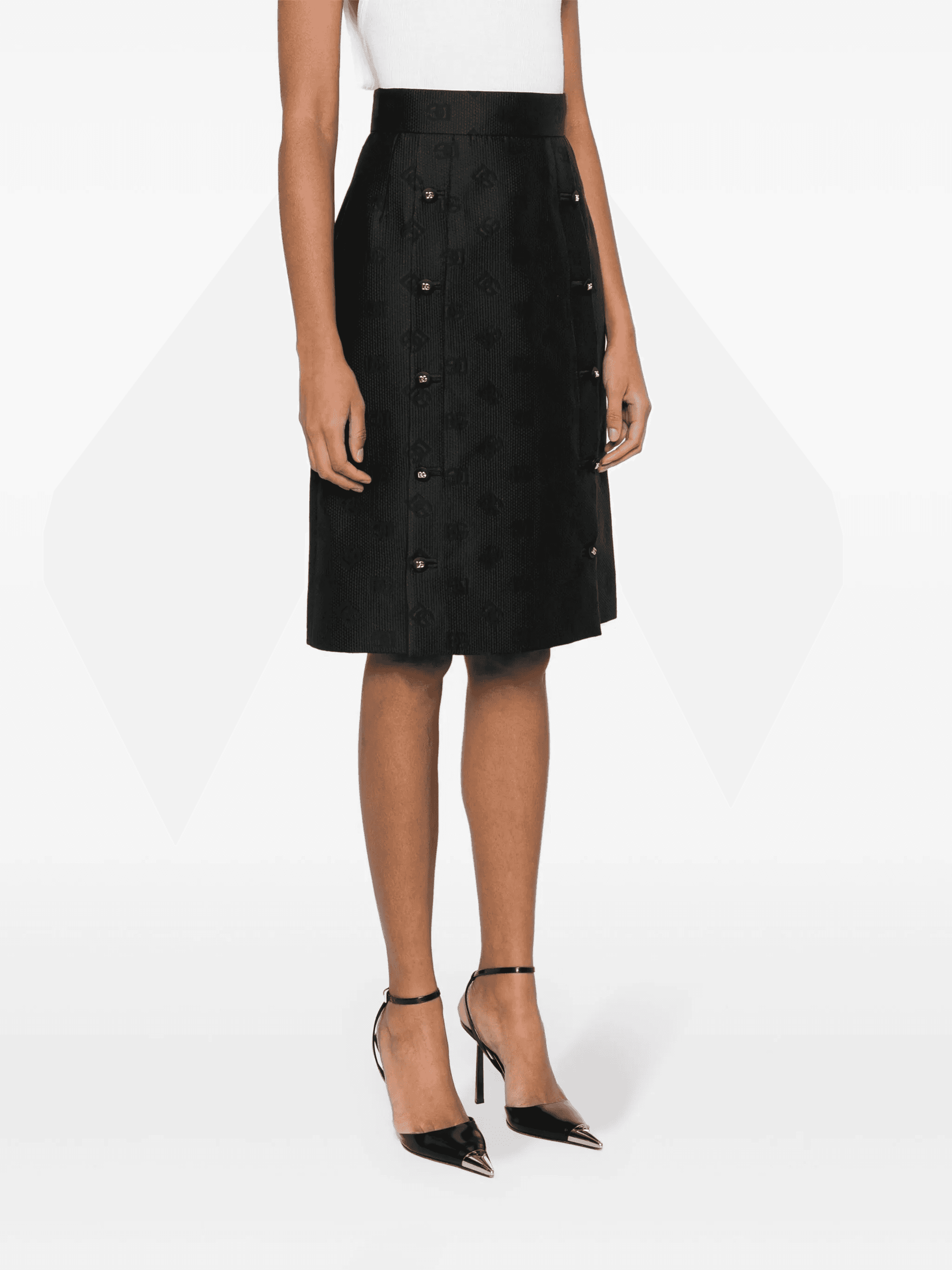 jacquard-logo skirt — Image 4