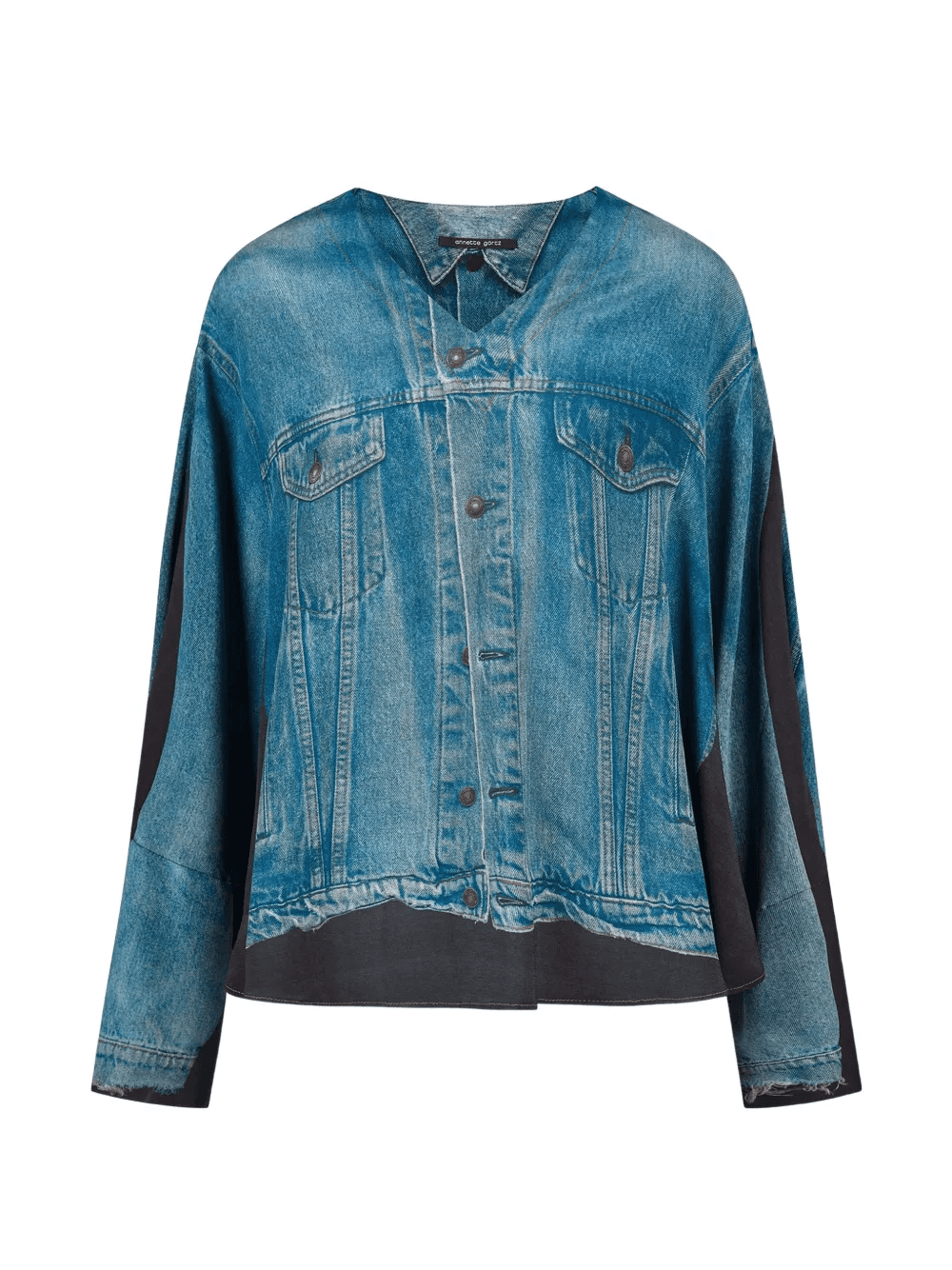 Cad layered-effect printed blouse - Image 1