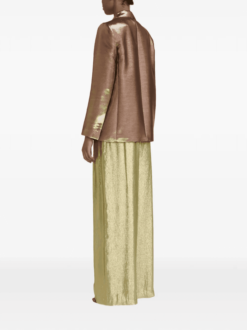 Datte notch-lapels flap-pockets cotton blazer — Image 3