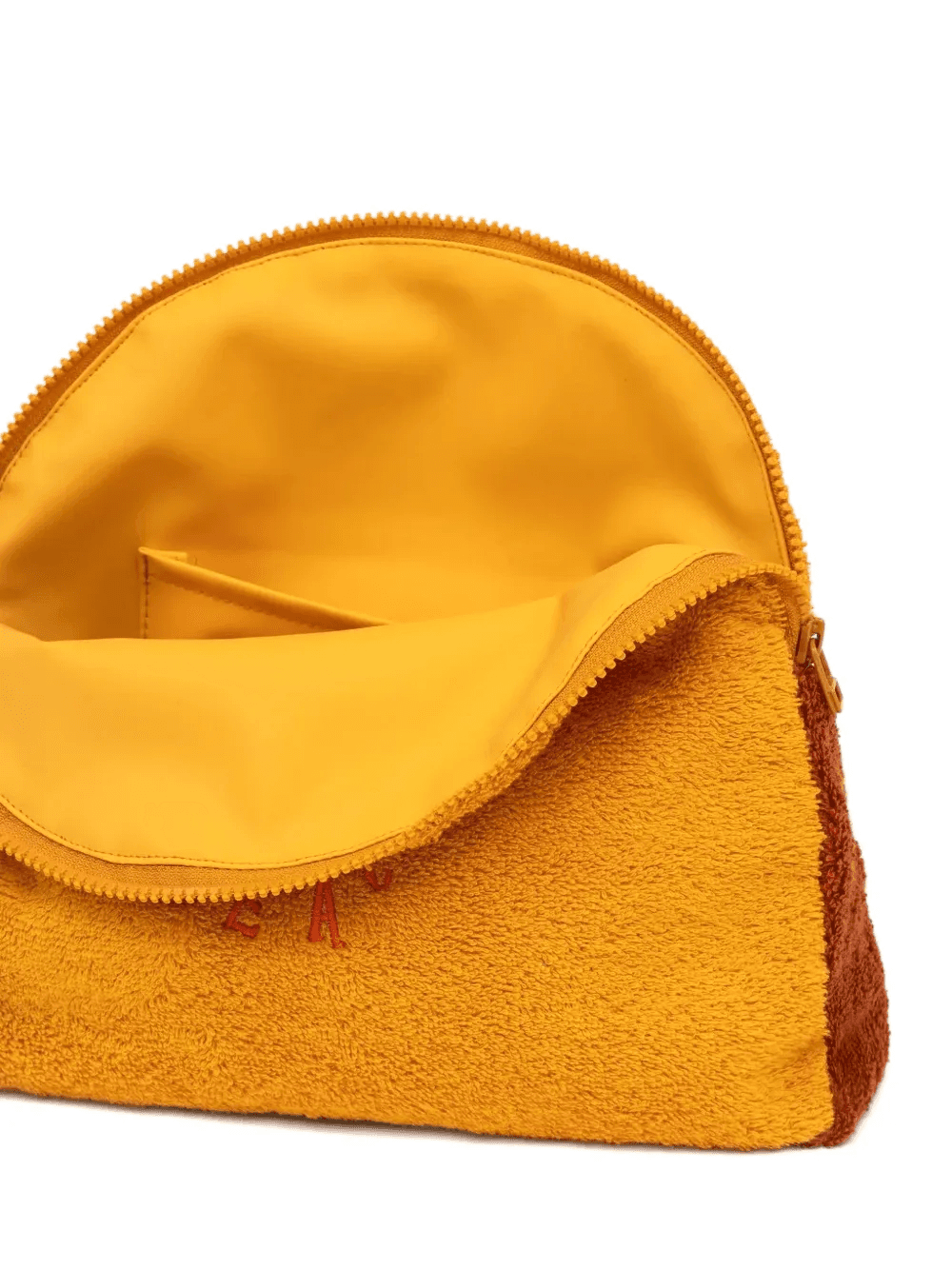 Luna embroidered terry-cloth pouch — Image 3