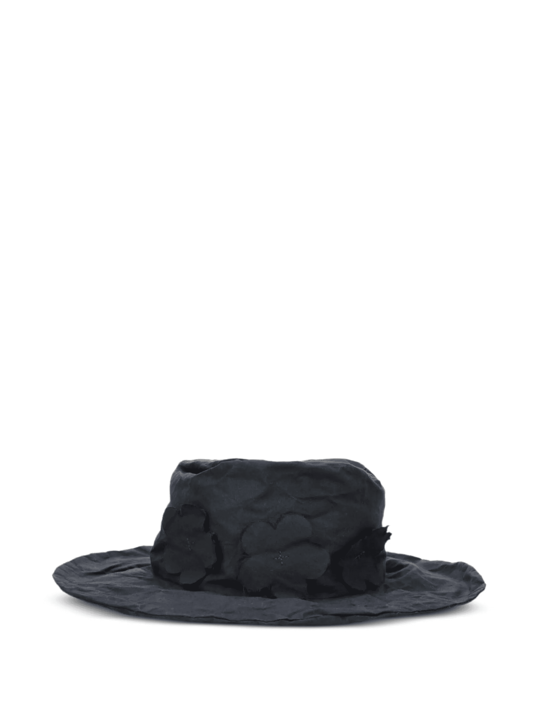 floral-appliqué hat - Image 1