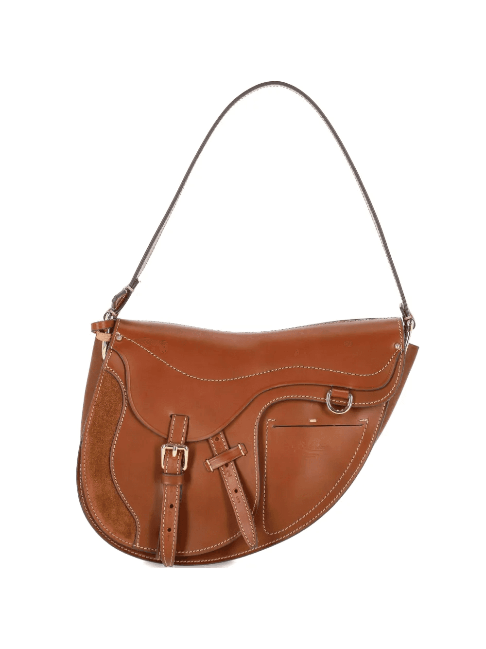 saddle buckle-fastening shoulder bag - Image 1
